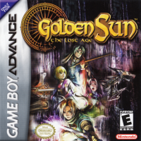 Golden Sun The Lost Age GameBoy Advance US box art